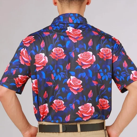 Men's Performance Dry-fit Golf Shirt - Picture 3 of 7